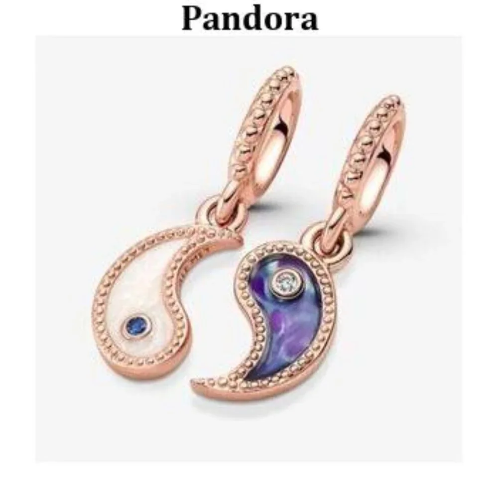 Pandora Splittable Yin & Yang Sparkling Dangle Charm